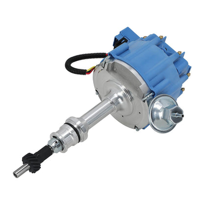 Distributore di accensione con tappo blu per motore Ford Windsor 221 260 289 302 V8 con bobina da 65K 1030213