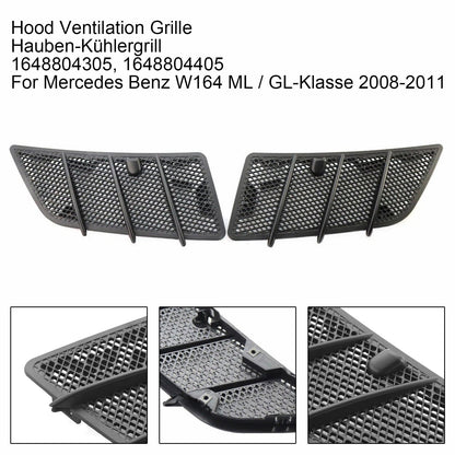 Griglia radiatore cofano destra+sinistra 1648804305 per Mercedes W164 Classe ML e GL