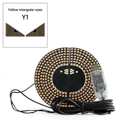 Luce LED dinamica per camion e auto con occhio del diavolo a schermo LED