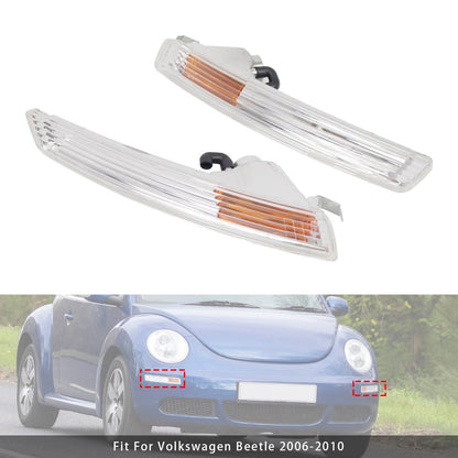 Coppia di indicatori di direzione anteriori per VW Beetle 2006-2010 senza lampadine 1C0953041R