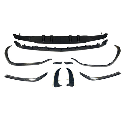 Kit carrozzeria paraurti in fibra di carbonio per Mercedes Benz Classe A W177 A45 (modelli 2019-2023), compatibile con W177 A45S.