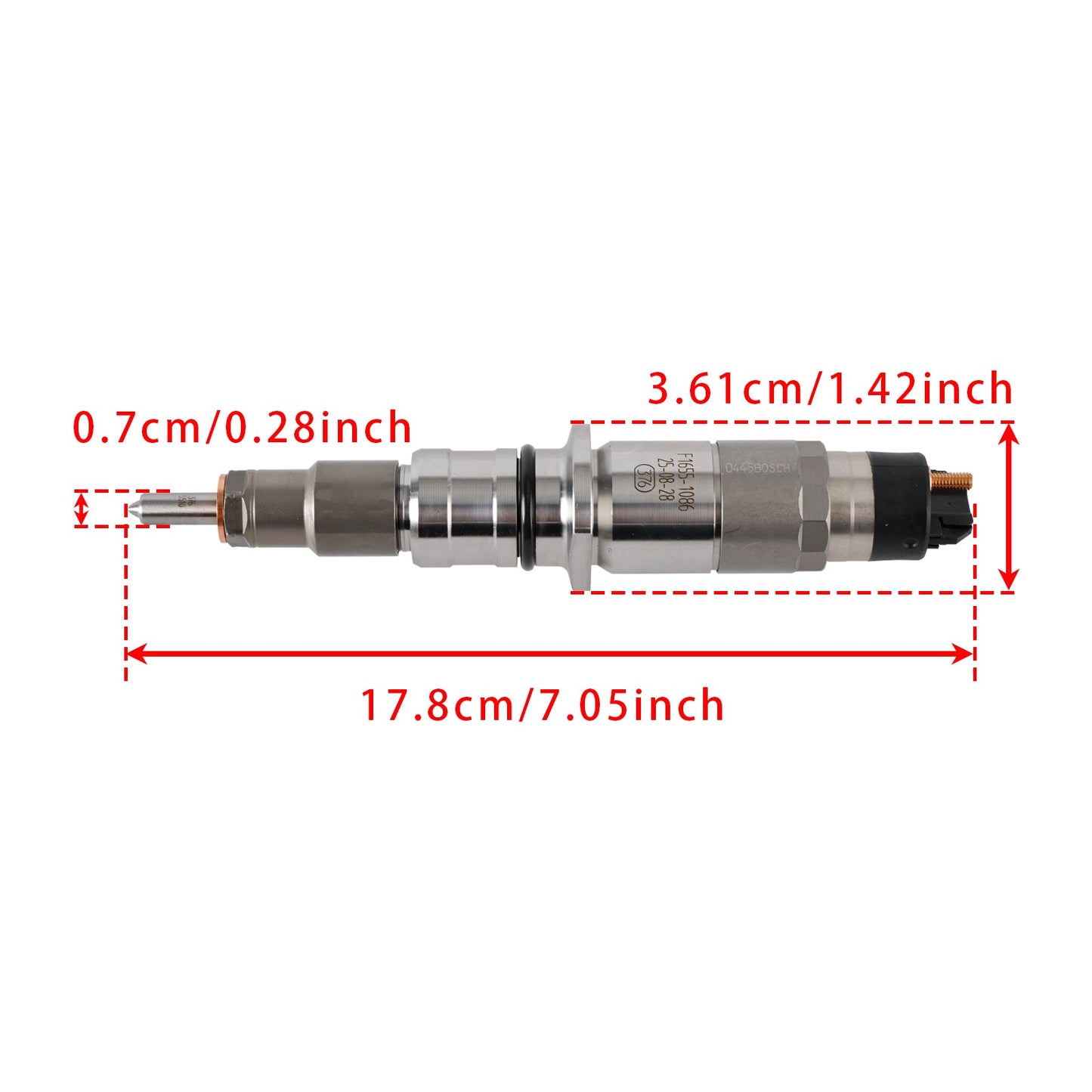 6 pezzi iniettori di carburante per motore Komatsu PC200-8 Cummins QSB6.7 0445120231 5263262