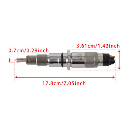 1 pz iniettore carburante per motore Komatsu PC200-8 Cummins QSB6.7 0445120231 5263262