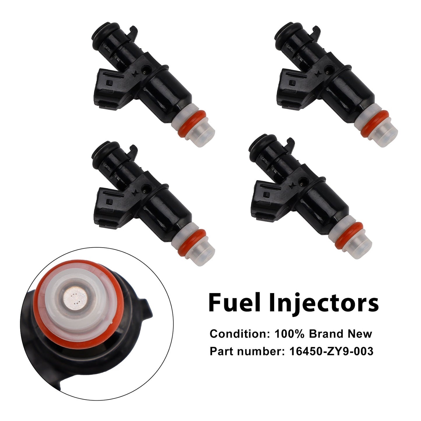 Iniettori di carburante adatti per Honda BF90D BF75 16450-ZY9-003 4 pezzi
