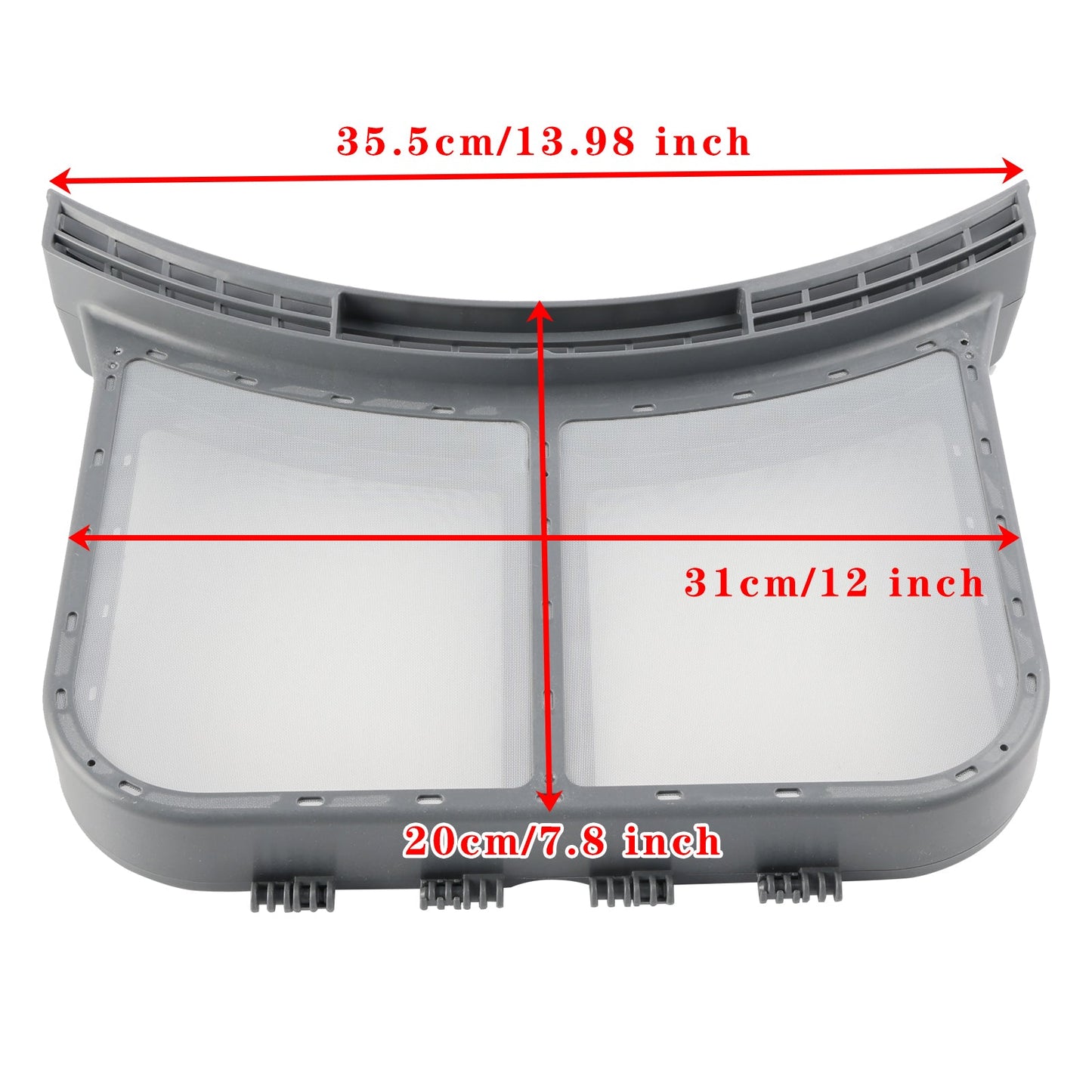 Filtro per trappola per pelucchi dell'asciugatrice per asciugatrici Electrolux Frigidaire 5304513574