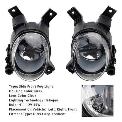 Coppia di fari fendinebbia per paraurti anteriore per Audi A3 2003-2013 A4 B7 2004-2008