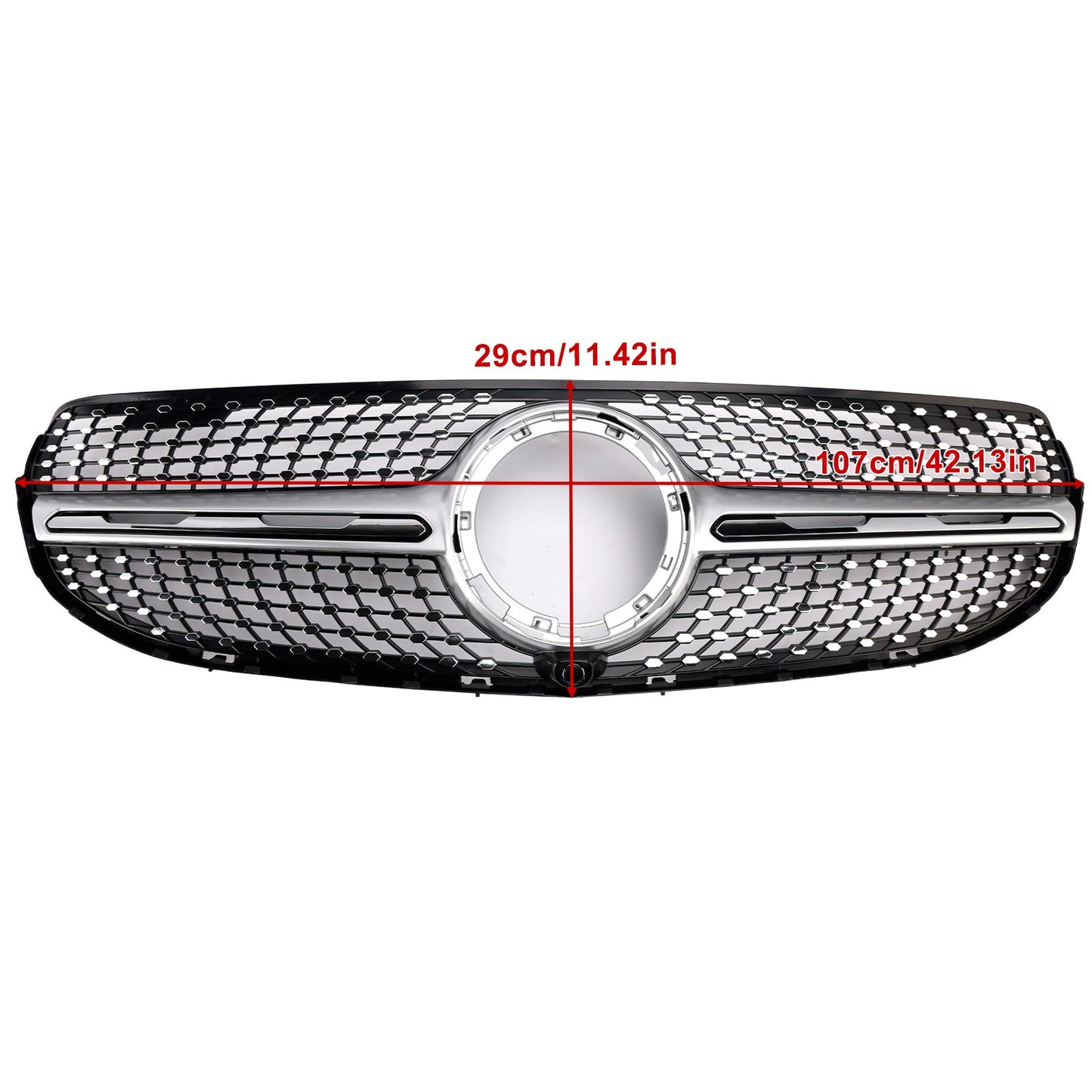 Griglia paraurti anteriore a diamante Mercedes-Benz X253 GLC250 GLC300 2020-2022