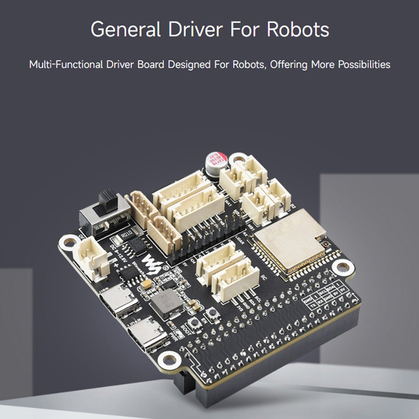 Scheda driver universale per robot ESP32-WROOM-32 Scheda di sviluppo multifunzione