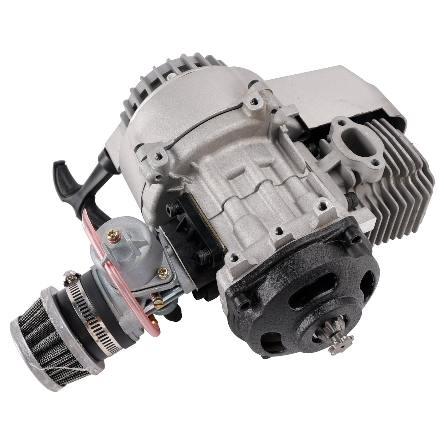 MINIMOTO 49cc MINI MOTO BIKE / MOTORE QUAD CON AVVIAMENTO A STRAPPO, CARBURATORE E FILTRO DELL'ARIA
