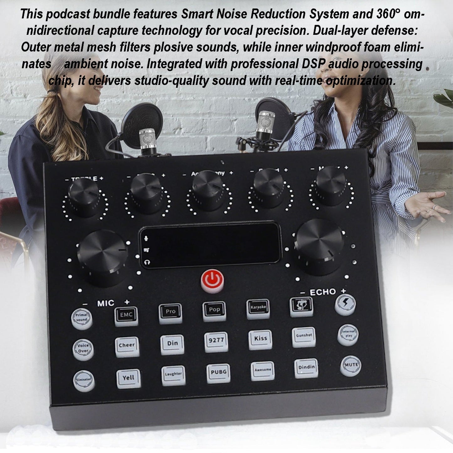 Scheda audio V8s, set di schede audio per live, podcast, registrazioni, canto, streaming e giochi.