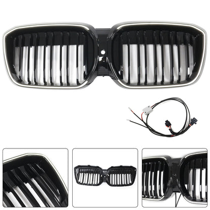 Griglia anteriore a doppio rene nera lucida BMW IX3 G08 LCI 2022-2024