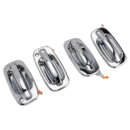 Set di 4 maniglie esterne anteriori cromate per Chevy GMC Silverado 99-06