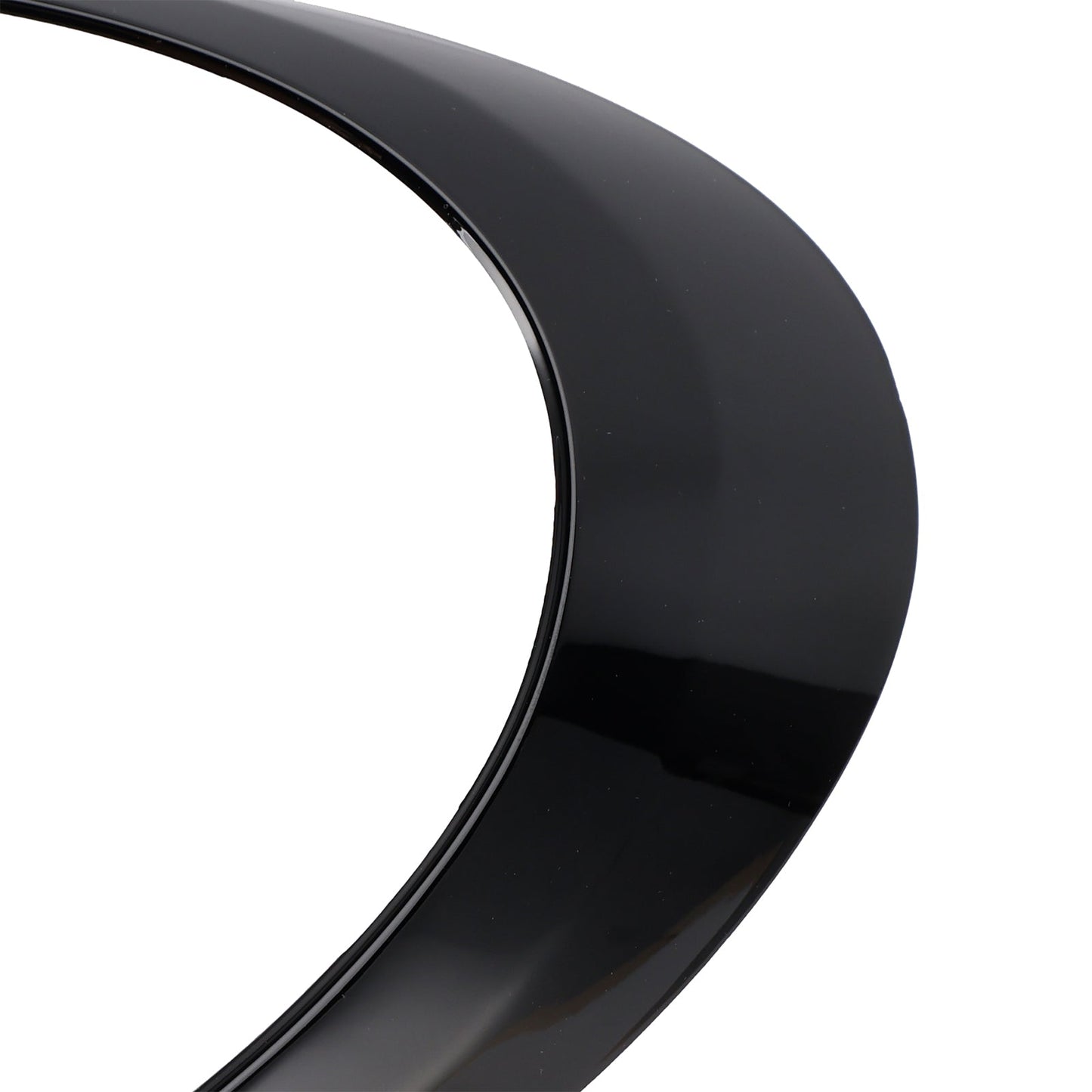Anello di finitura per fanale posteriore sinistro e destro per Fiat 500L 2014-2020, nero.