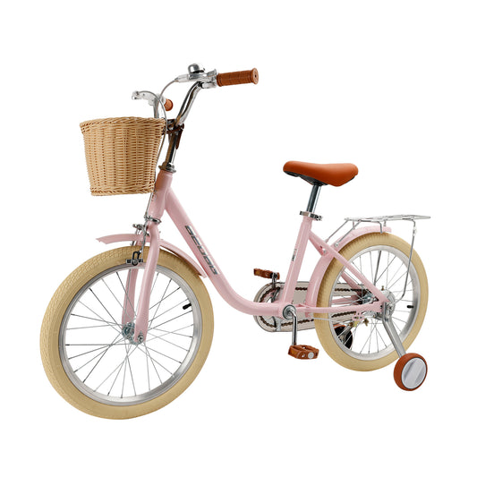 18 pollici in bicicletta per bambini per bambini per età 7-9 anni ragazzi e ragazze con cestino