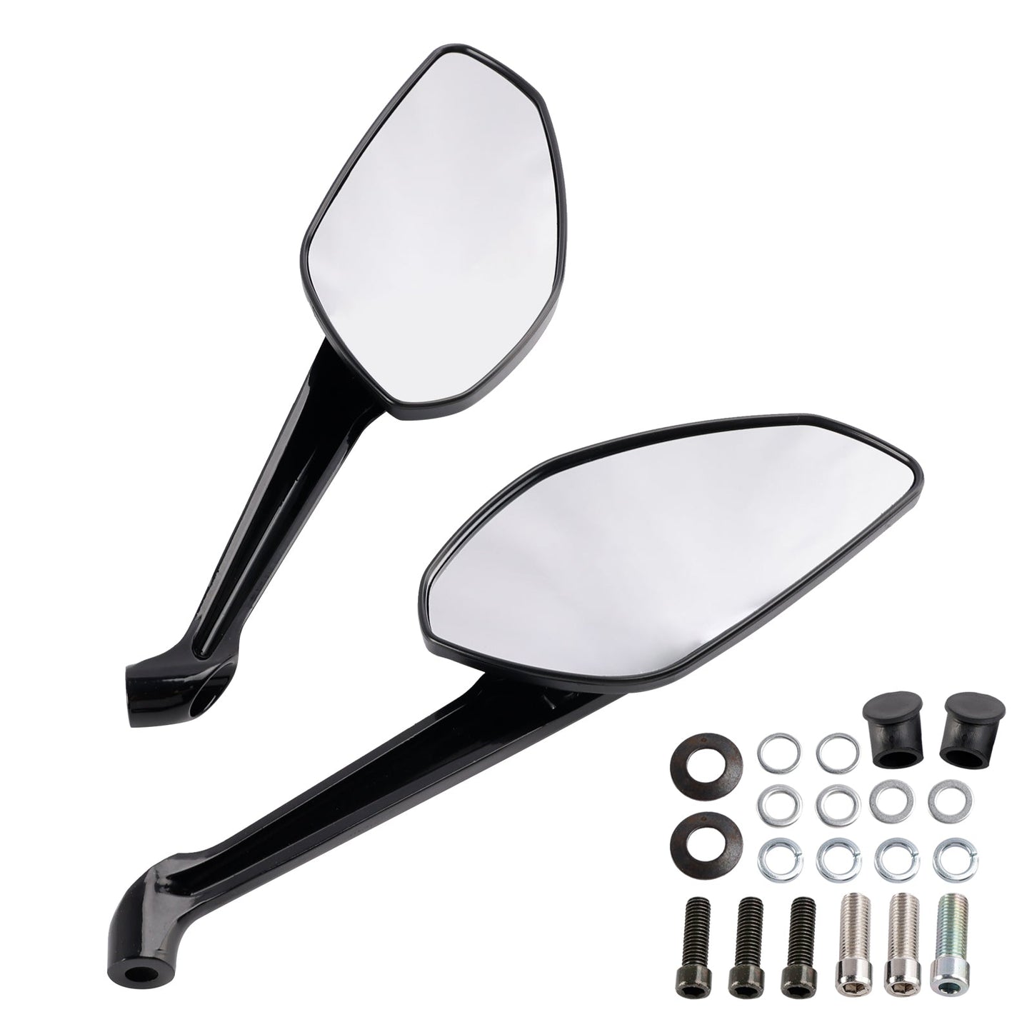 52310541A COPPIA SPECCHIETTI RETROVISORI NERI PER DUCATI STREETFIGHTER V2 V4 V4S SP SP2 2020-2024