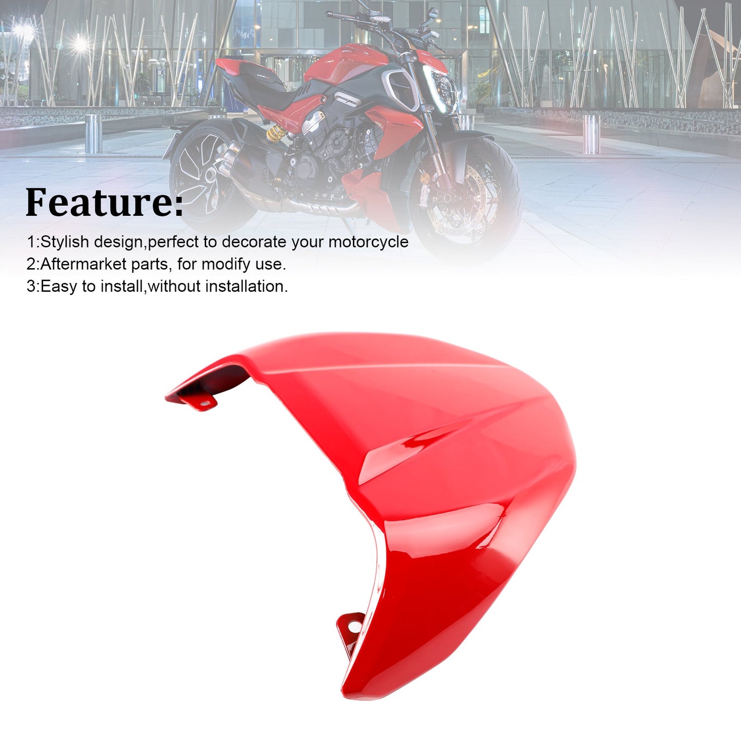 Copertura sella posteriore per Ducati Diavel V4 2023-2024