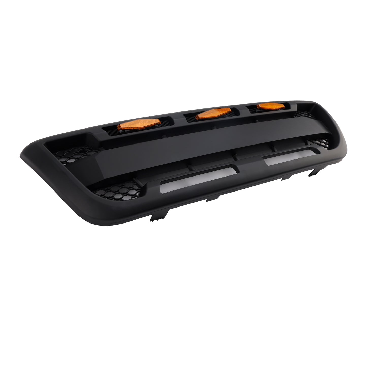 Griglia paraurti anteriore nera opaca Ford Ranger 1998-2000 con luce a LED