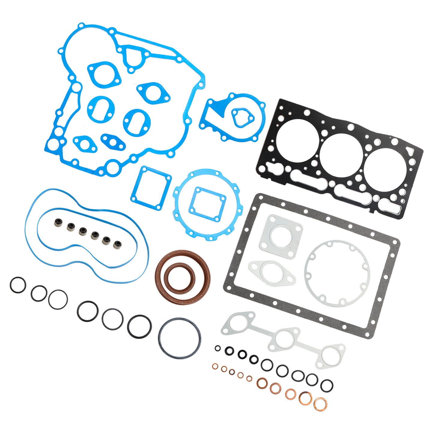 Per ESCAVATORE KUBOTA U25S KX41-2S KX41-2 3 cilindri Testata completa + guarnizione