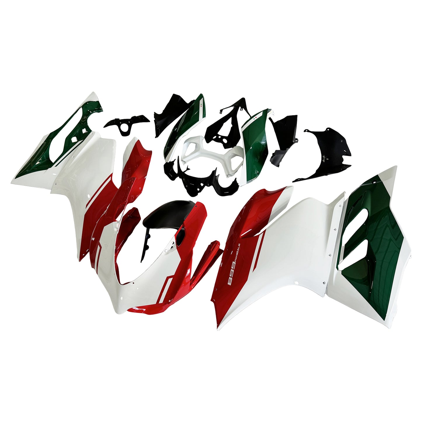 Kit carenatura Bodywork Abs di plastica adatta per Ducati 899 2012-2015