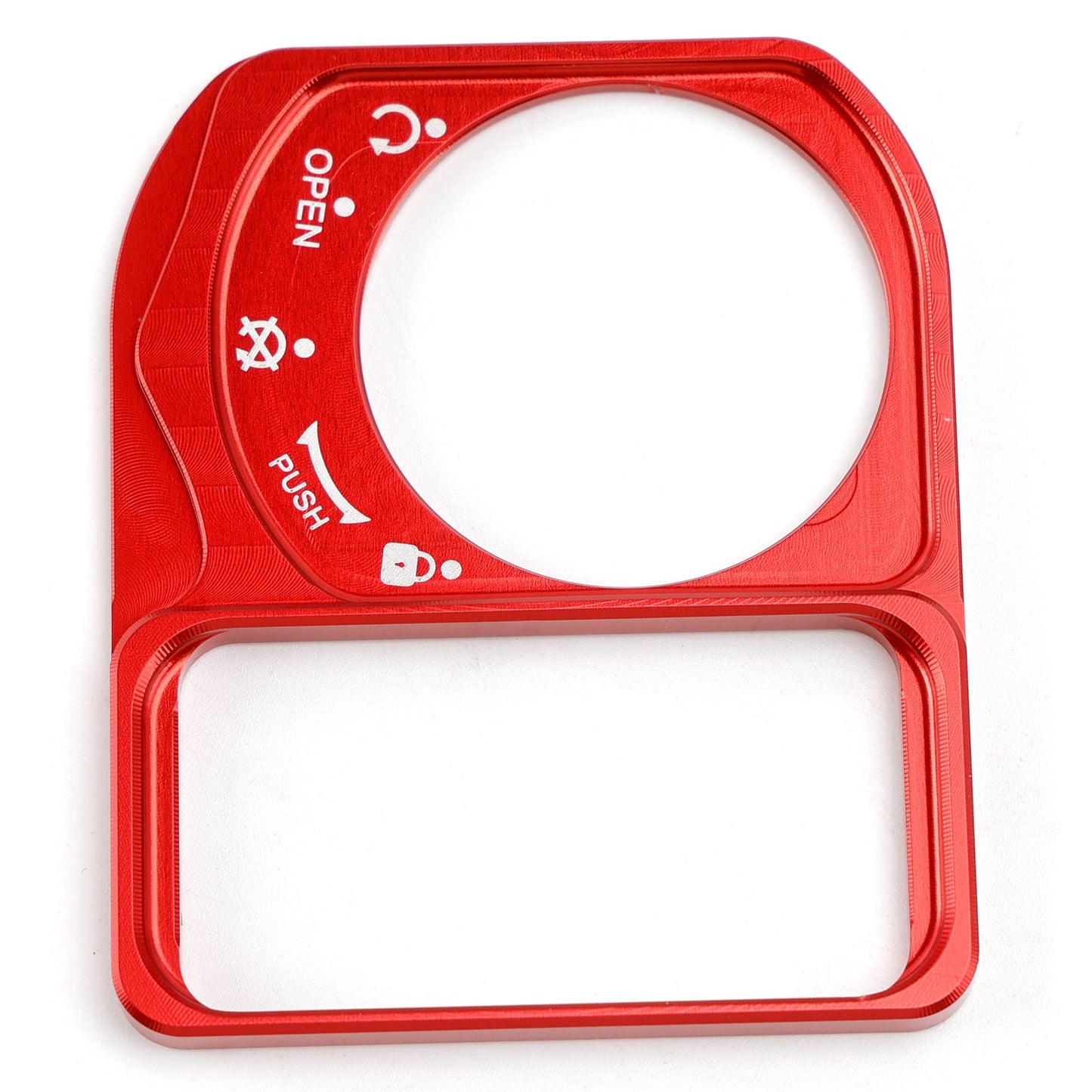Coperchio interruttore di accensione in alluminio rosso per Honda PCX150 PCX125 PCX160 ADV150