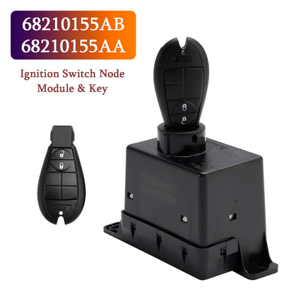 Modulo di nodo interruttore di accensione Dodge Journey 2008-2010 e chiave 68210155AB 68210155AA