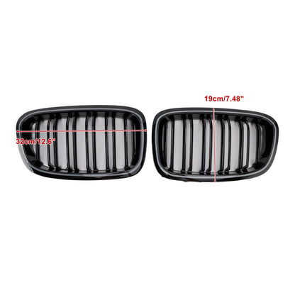 Griglia anteriore a doppio rene per paraurti BMW Serie 1 F20 F21 2012-2014 (2 pezzi) 551137239021