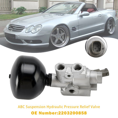 Mercedes R230 SL500 CL500 CL55 AMG ABC Sospensione Valvola di sicurezza idraulica 2203200858