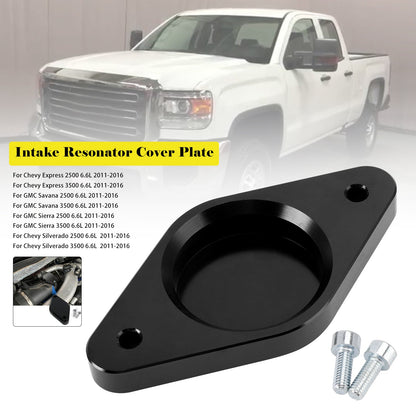 Piastra di copertura del risonatore di aspirazione per Chevy/GMC Duramax 6.6L Diesel 2011-2016
