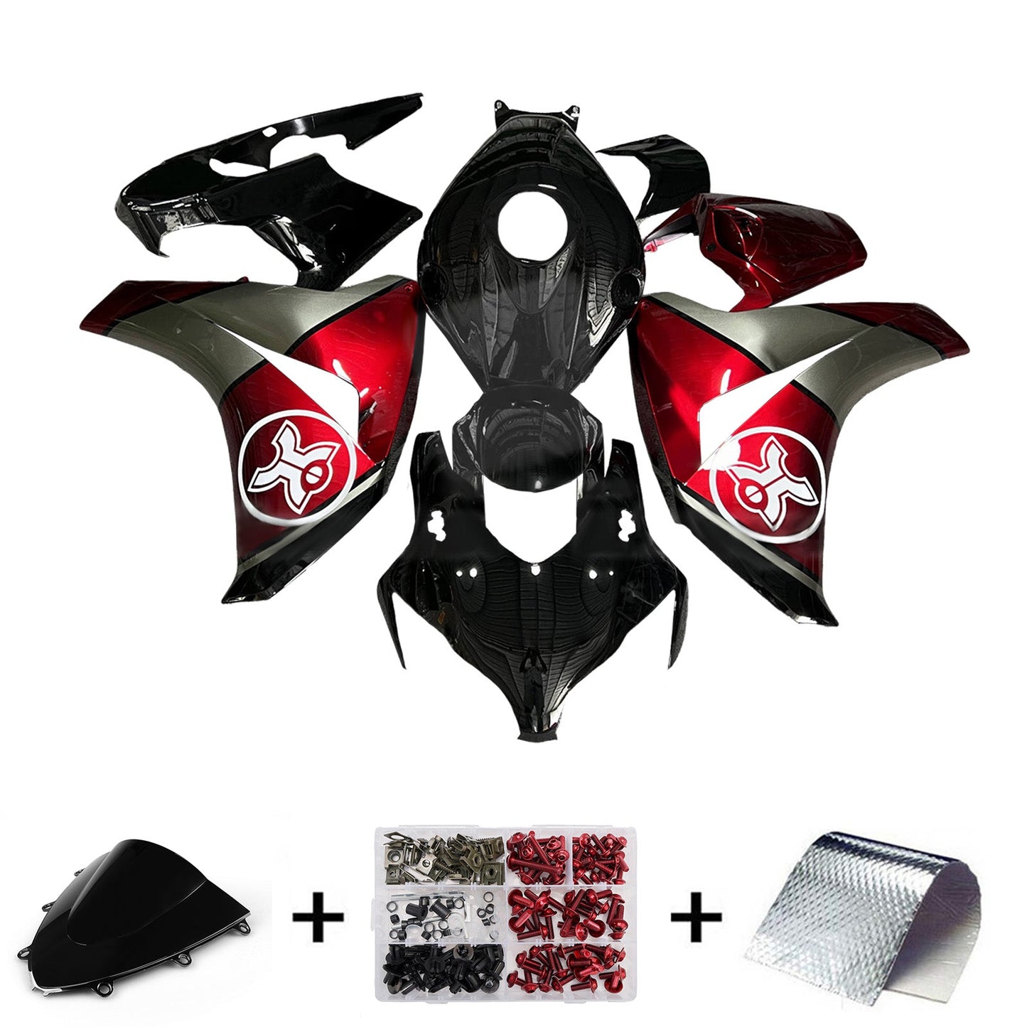 Kit carenatura iniezione plastica ABS per Honda CBR1000RR 2008-2011