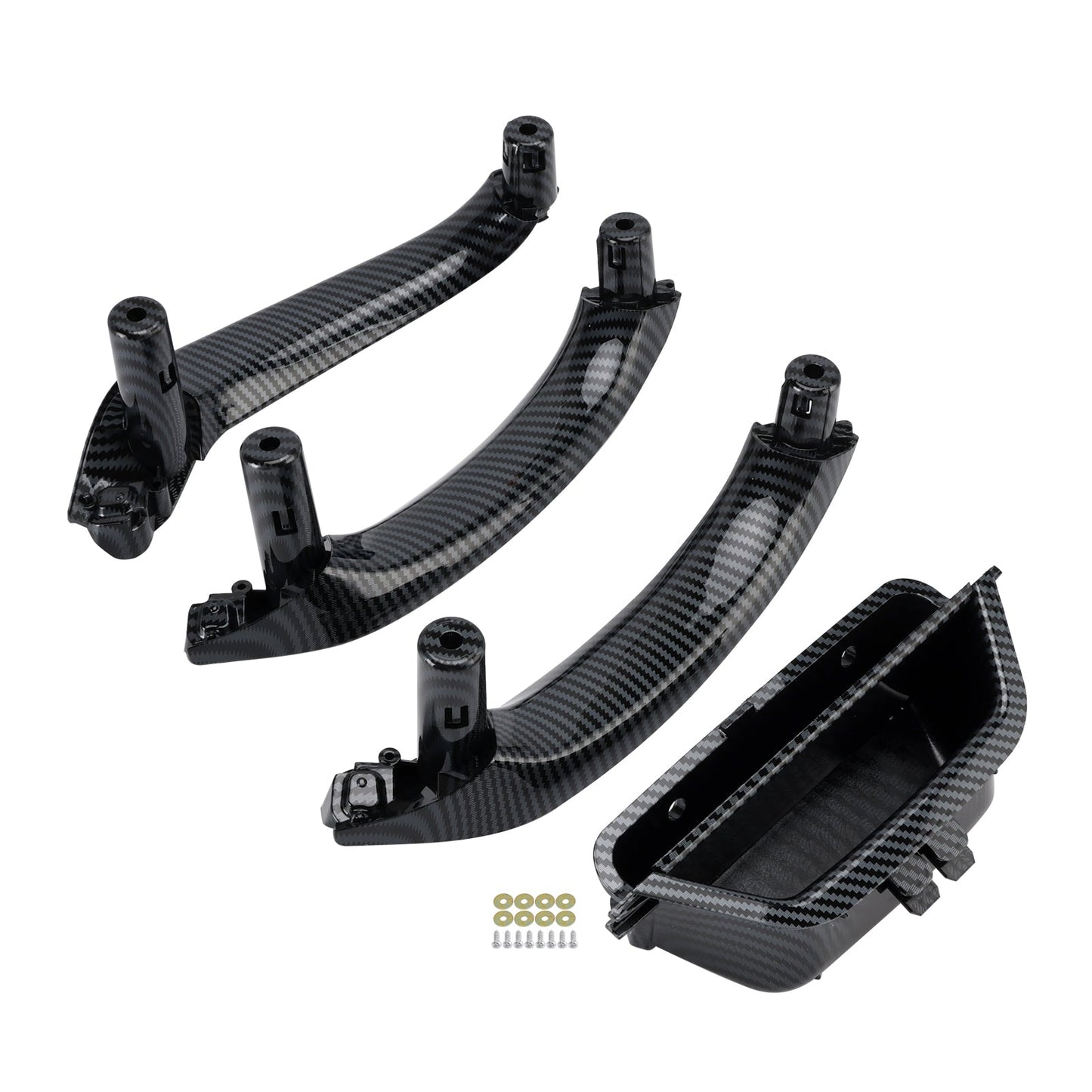 Kit maniglia interna porta in fibra di carbonio 51417250307 per BMW X3 (F25) X4 (F26)