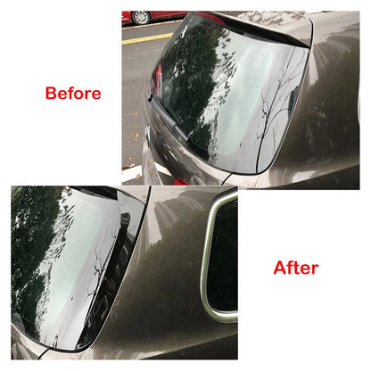 Coppia di spoiler laterali per lunotto posteriore nero lucido per VW Passat B7 Wagon 11-15