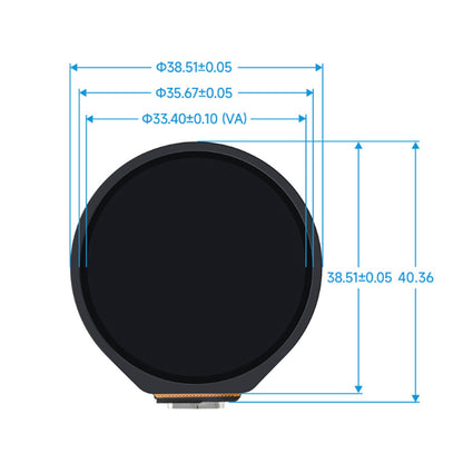 Scheda di sviluppo ESP32-S3 Touch Screen capacitivo Processore Dual-Core Bluetooth