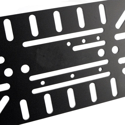 Kit staffa di montaggio universale per borsa laterale simmetrica nera per moto