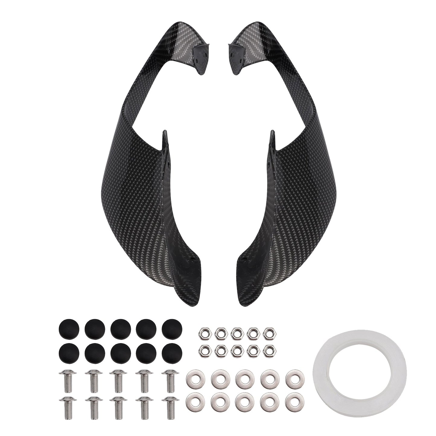 Alette laterali anteriori per Yamaha YZF R1 R1M 2021-2024, spoiler e carenatura