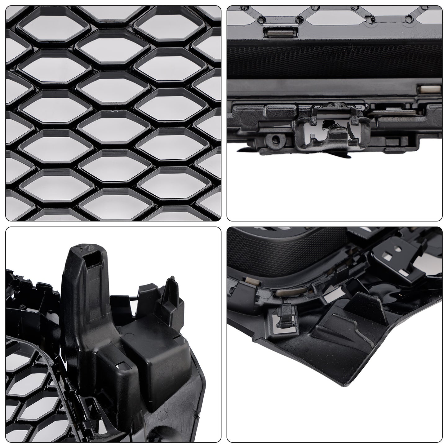 Per Audi A3 S3 2013-2016 Griglia per paraurti anteriore Henycomb stile RS3