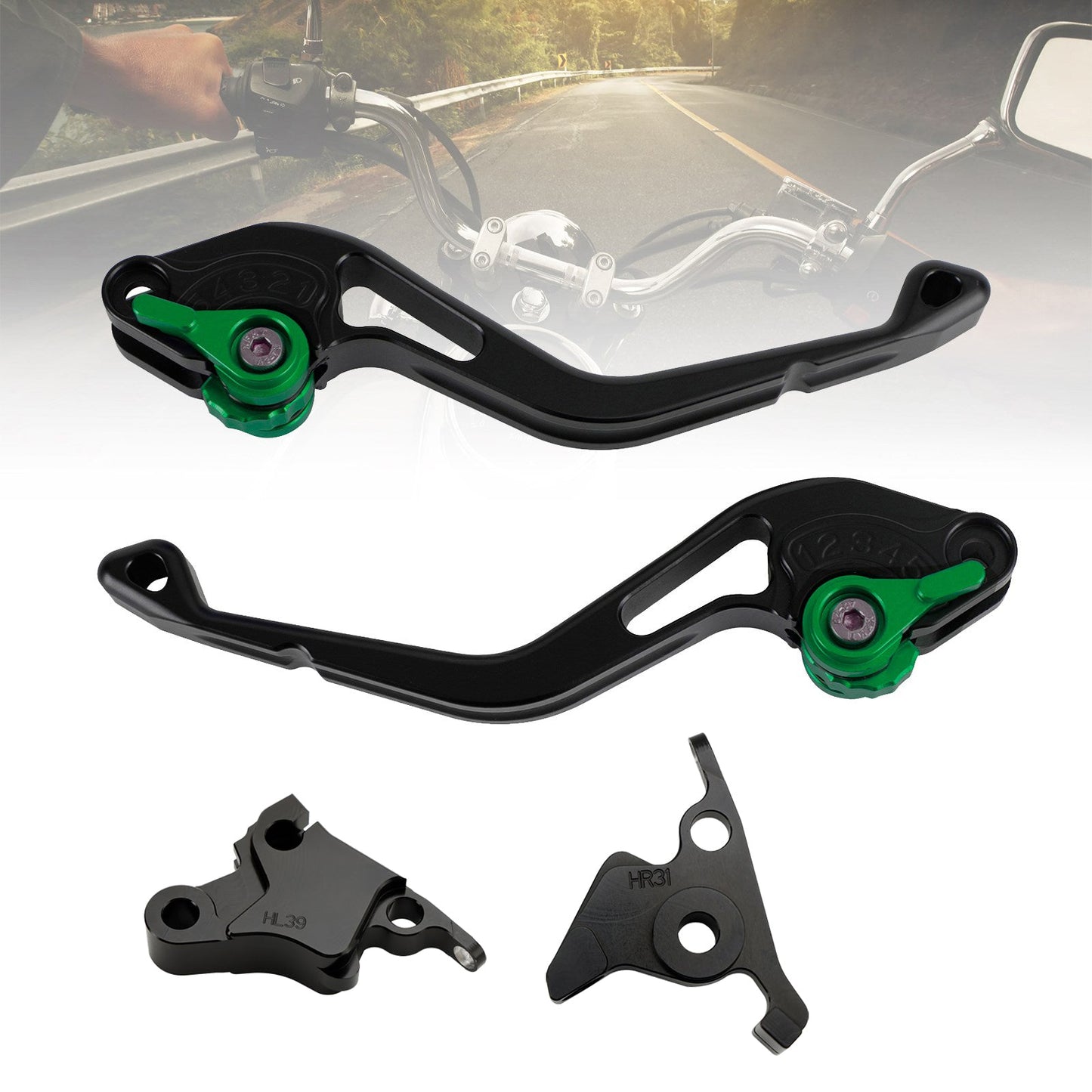 NUOVA leva freno frizione corta adatta per CFMOTO 450SS 450SR 21-23 450NK 23-24