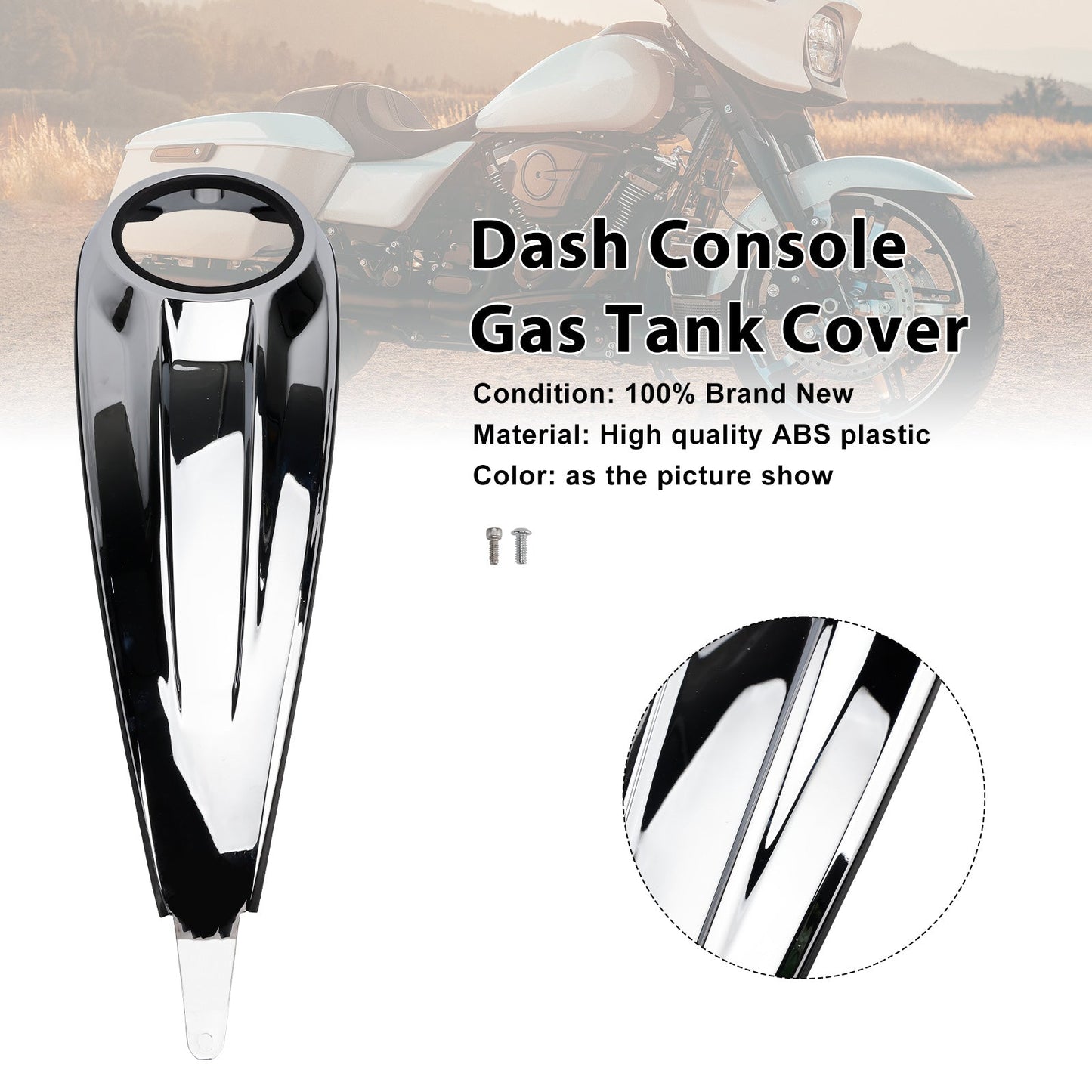 Copertura del serbatoio del carburante per console del cruscotto per Touring Road Glide / Street Glide 2023-2025