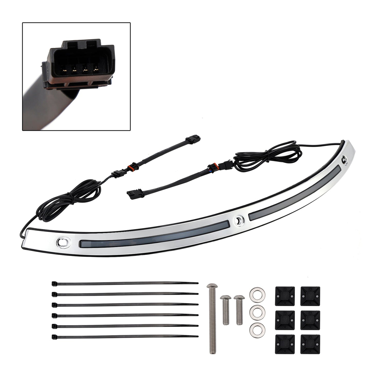 2014+ Touring Electra Glide Street Glide Ultra Limited Luce di direzione a LED Rivestimento parabrezza