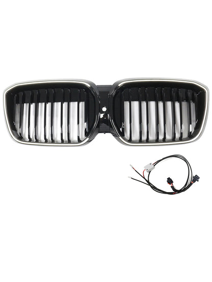 Griglia anteriore a doppio rene nera lucida BMW IX3 G08 LCI 2022-2024