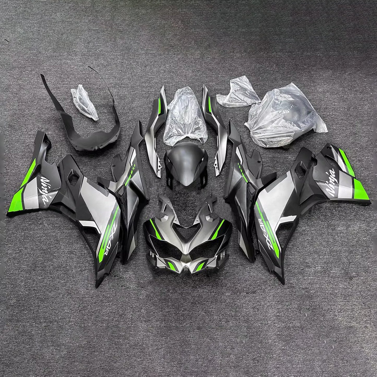 Kit carenatura iniezione adatto per Kawasaki Ninja ZX-25R ZX-4R ZX-4RR 2019-2026