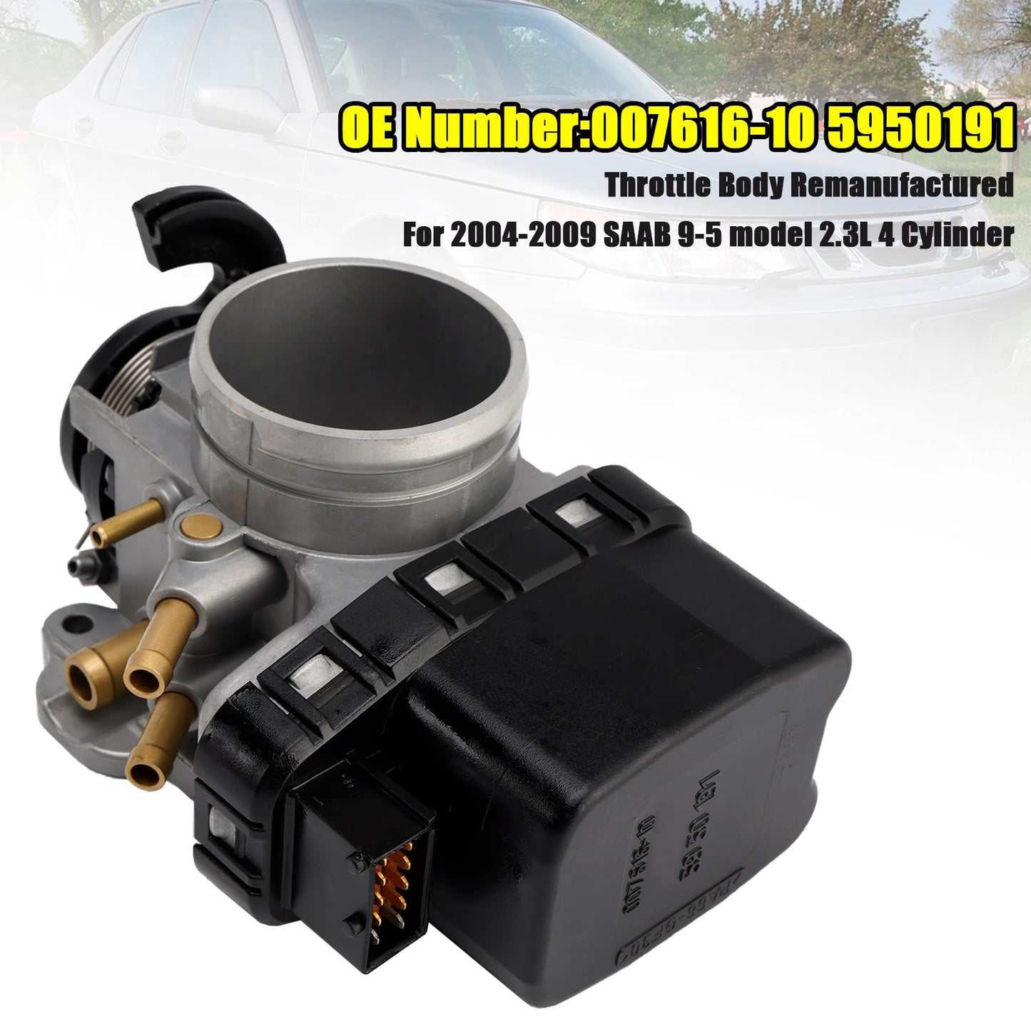 Corpo farfallato 5950191 00761610 per Saab 9-5 modello 2.3L 4 cilindri 2004-2009