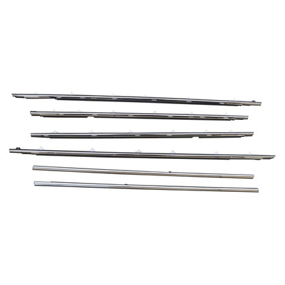 6 pezzi di modanatura per cintura porta adatta per Toyota Land Cruiser serie 80 1991-1997