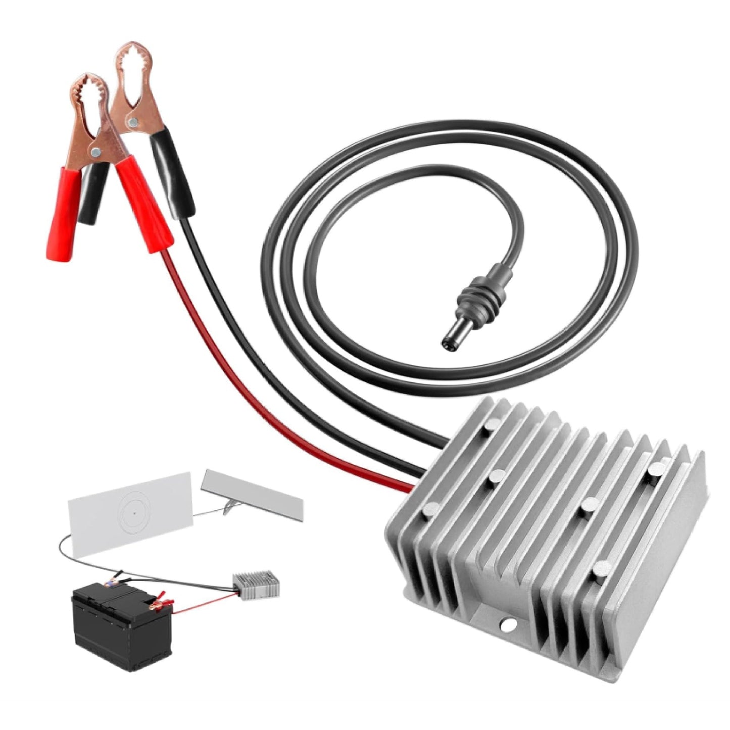 Mini convertitore di potenza step-up con cavo di alimentazione CC da 12 V/24 V a 57 V 4,5 A 256 W