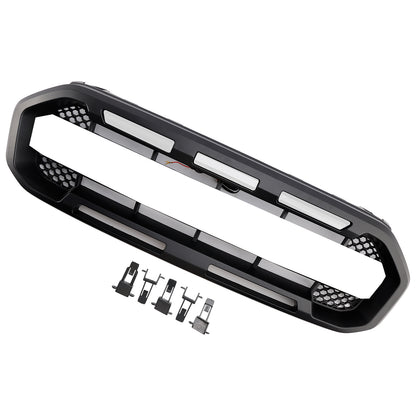 Griglia paraurti anteriore Raptor Style adatta per Ford Ranger 2019-2023, nera