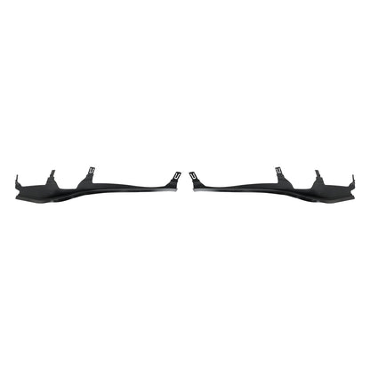 Coppia set di strisce di copertura faro superiore L+R per BMW 3 E46 COUPE CABRIO LCI
