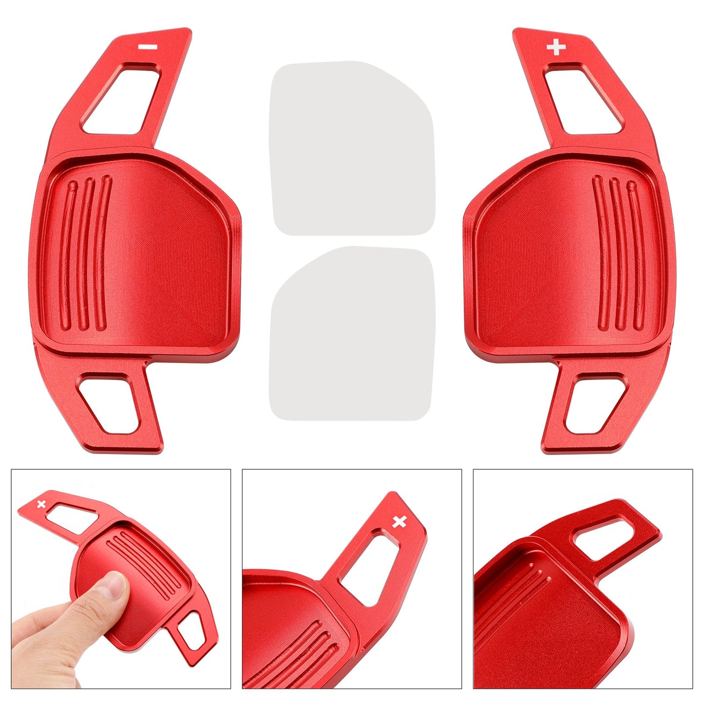 Leva del cambio al volante per Audi A3 A4 A5 A6 TT Q5 08-14 in alluminio