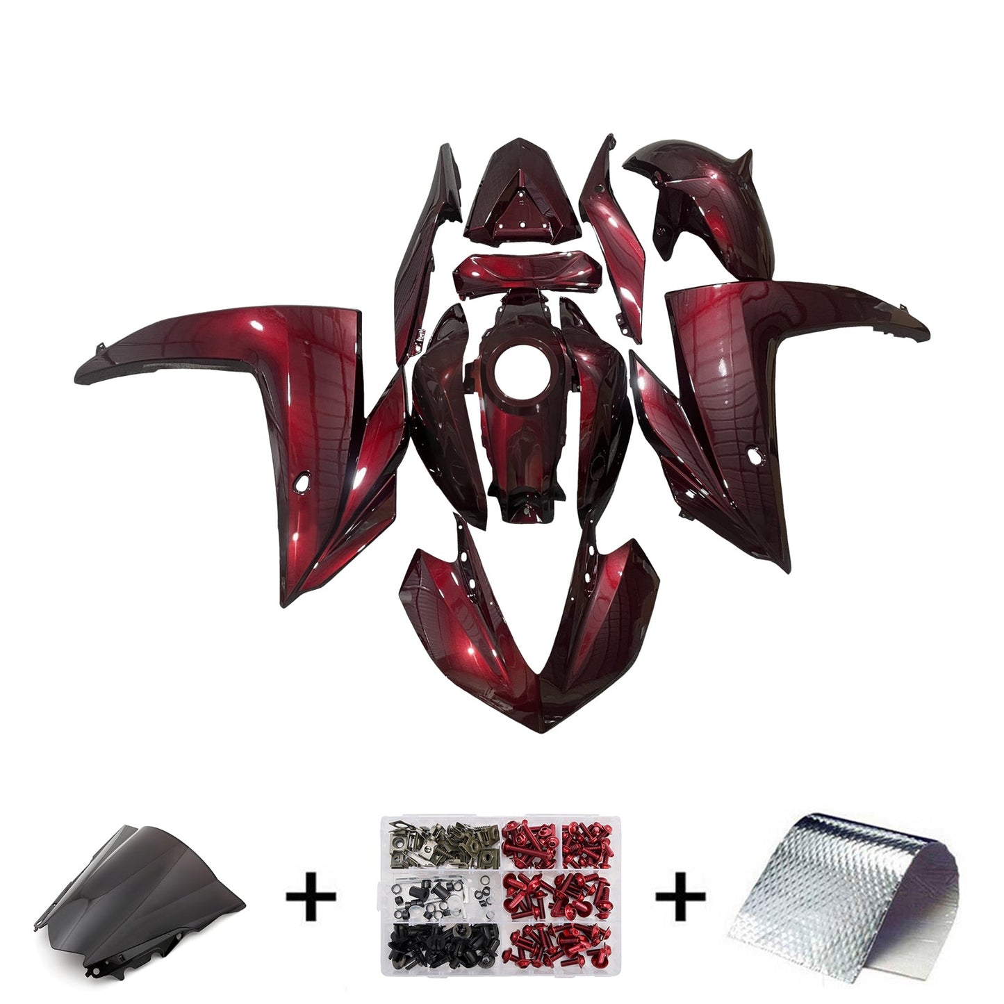 Kit carenatura iniezione ABS per Yamaha YZF-R3 2014-2018 R25 2015-2017