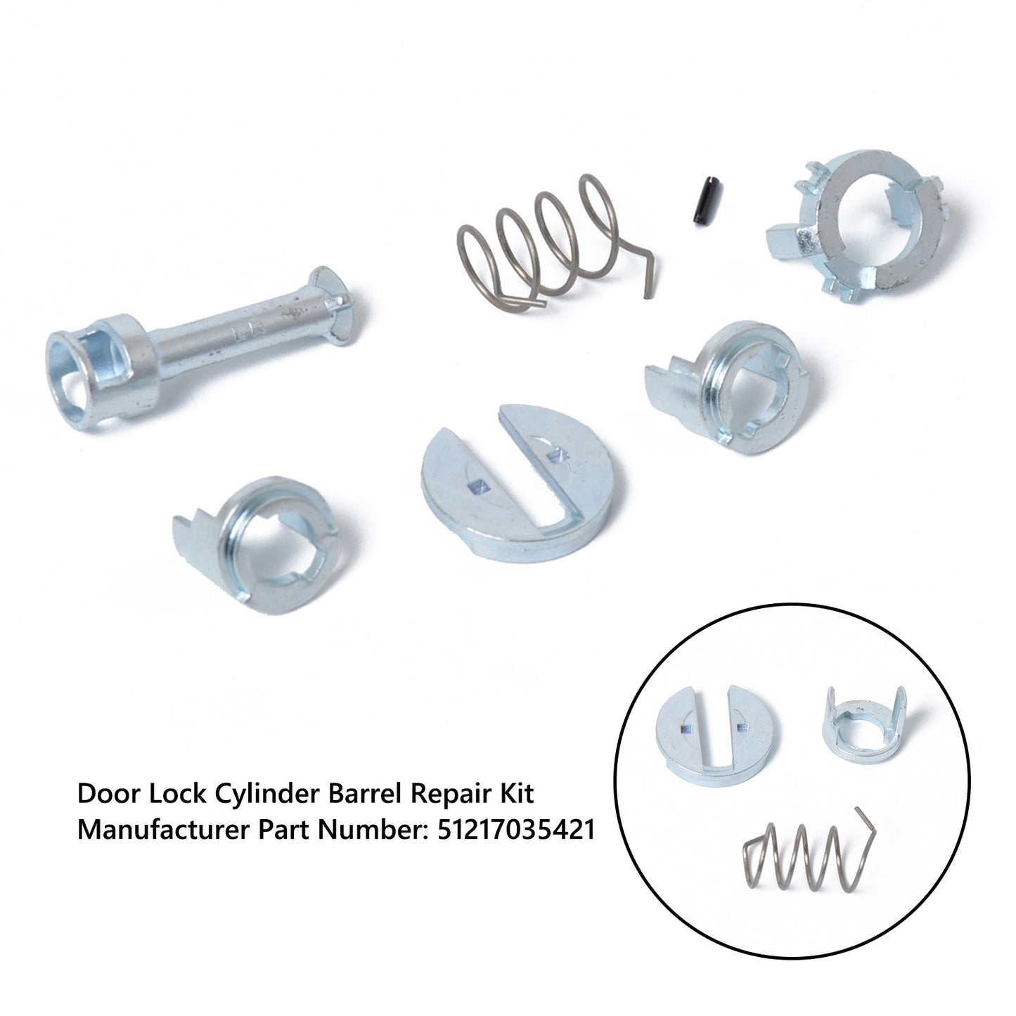 Kit Riparazione Cilindro Cilindro Serratura 51217035421 Per BMW X3 E83 X5 E53