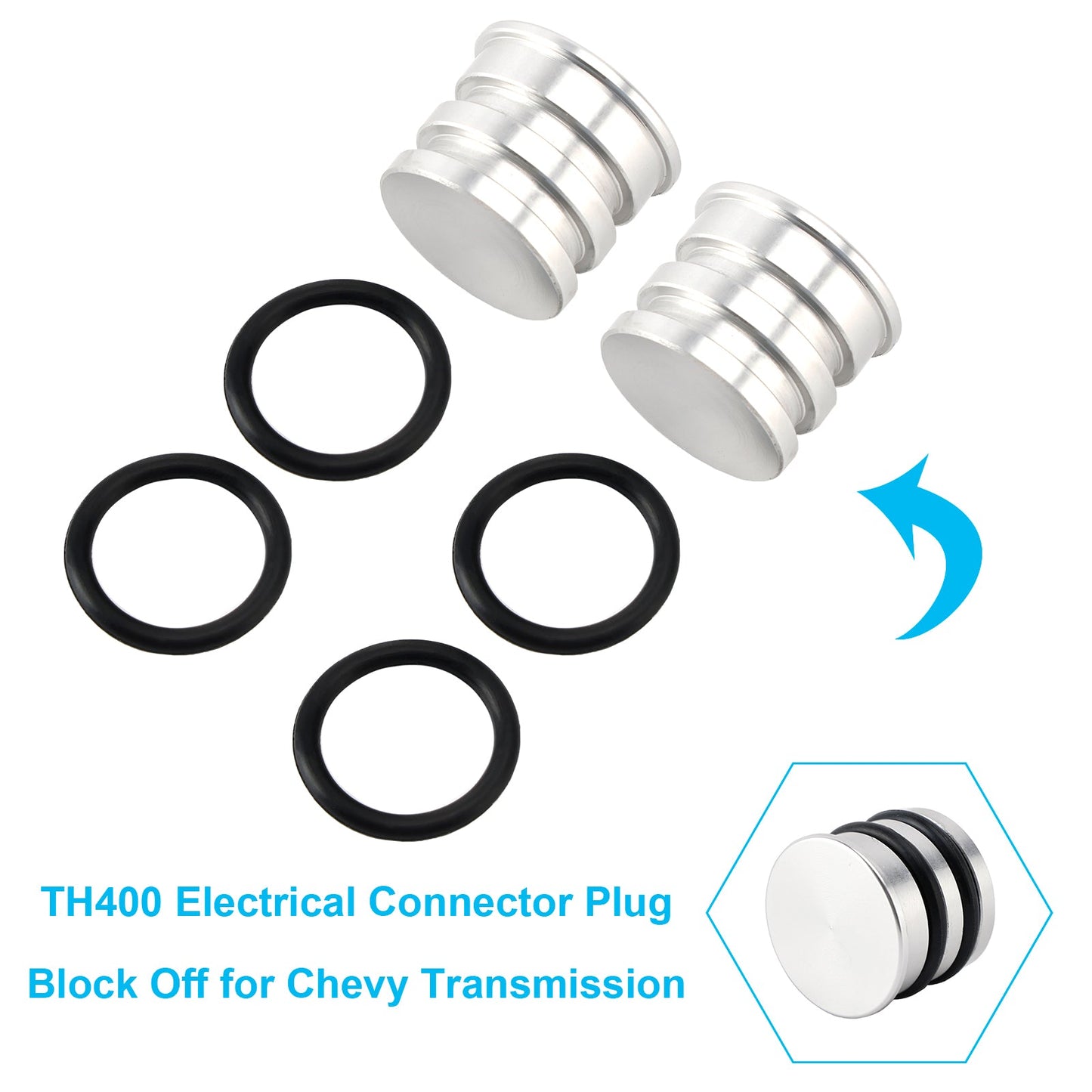 TH400 Blocco spina connettore elettrico per trasmissione Chevy SBC 305 327 551909