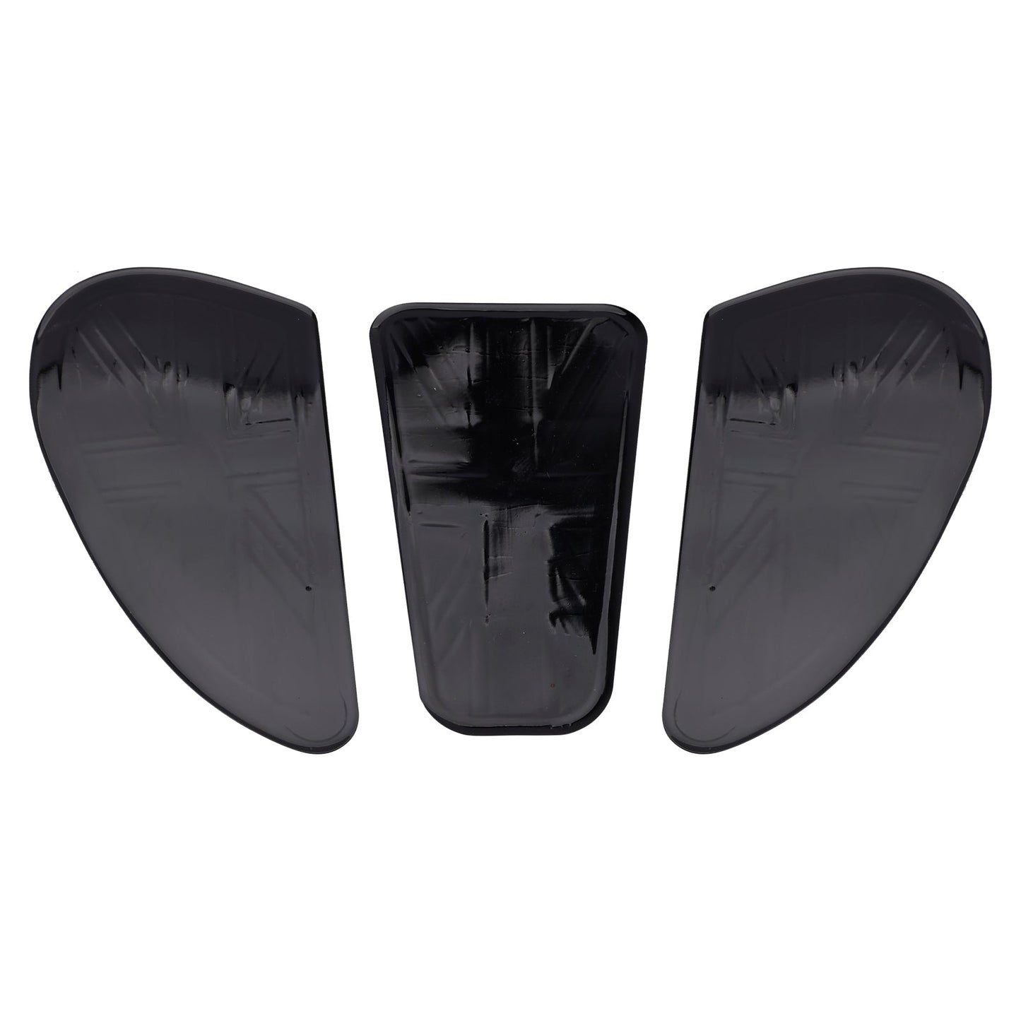 3x ginocchiere personalizzate per serbatoio benzina Union Jack per Bonneville T100 T120 Bobber